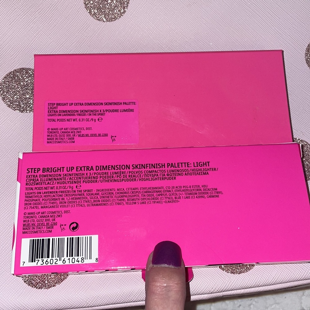MAC Step Bright Up Extra Skinfinish Dimension Palette color: Light bnib - Picture 6 of 7